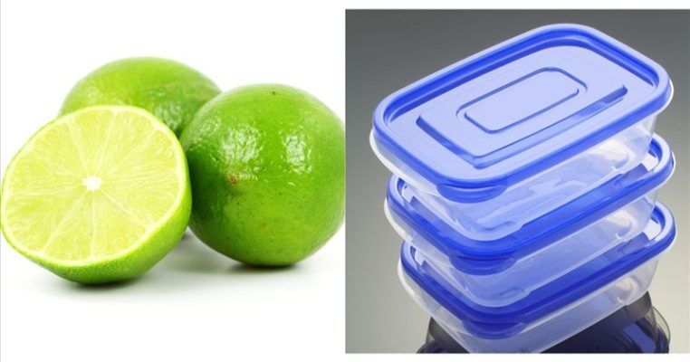Cách khử mùi hộp nhựa bằng chanh